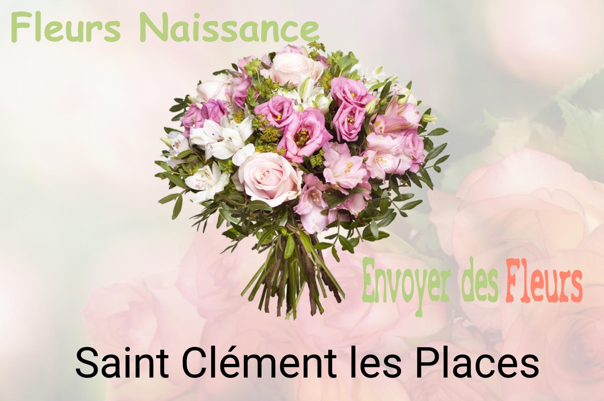 Bouquet de fleurs de naissance livré à Saint-Clément-les-Places